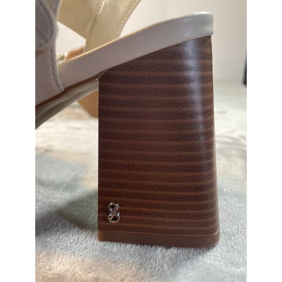 Sam and Libby Ivory Kristy Platform Sandals Size 9M - Picture 8 of 13